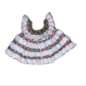 Baby crochet and lace dress